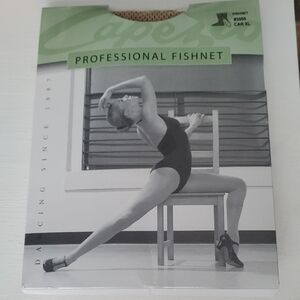 Capezio Professional Fishnet Tights in Caramel